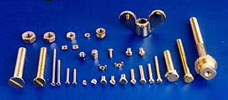 Brass Square Nuts Square Head Bolts Nuts Threaded Brass Fasteners