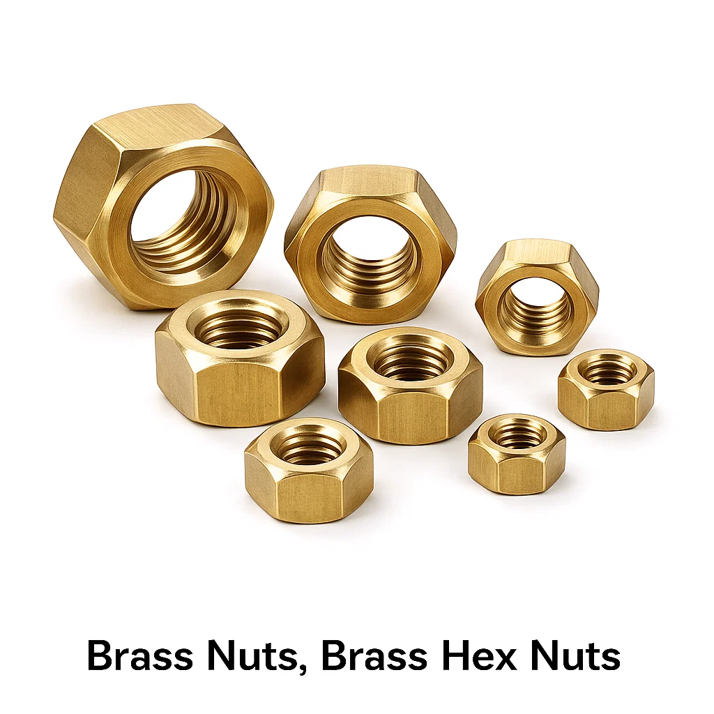 Brass Nuts, Brass Hex Nuts