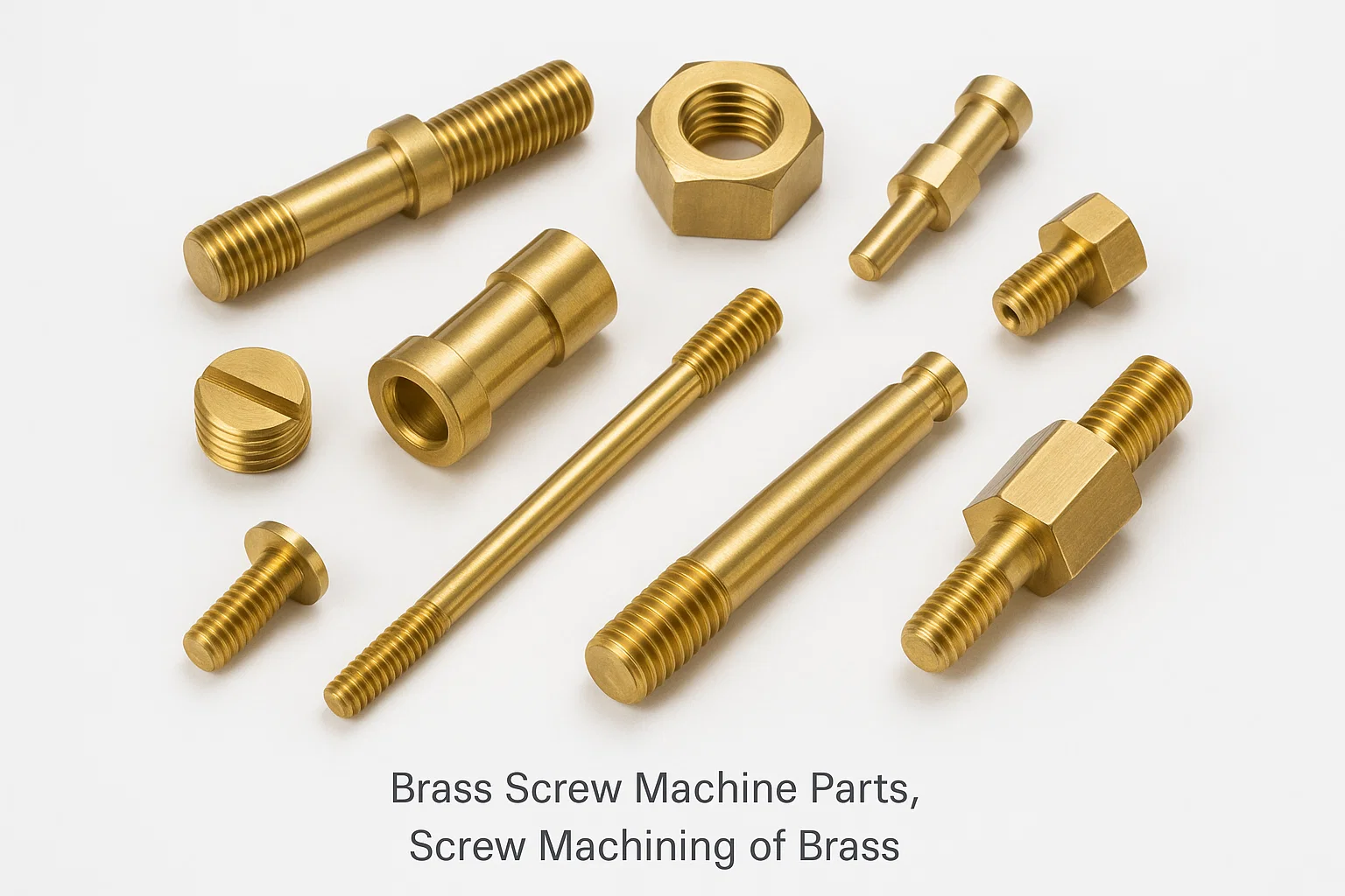 Brass Screw Machine Parts, Screw Machining of Brass