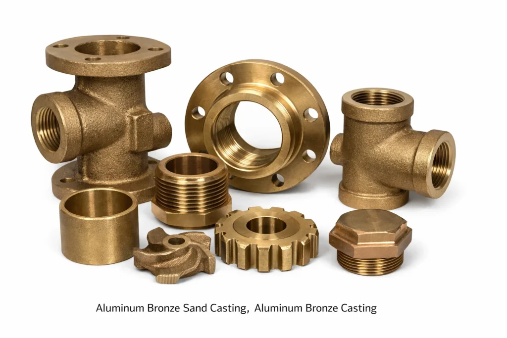 Aluminum Bronze Casting, Aluminum Bronze Cast parts, Ab2 Casting, Bronze casting foundry