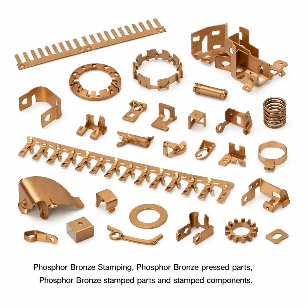 Phosphor Bronze Pressing, PB pressing, Phosphor Bronze Stamping, Phosphor Bronze pressed parts, Phosphor Bronze stamped parts