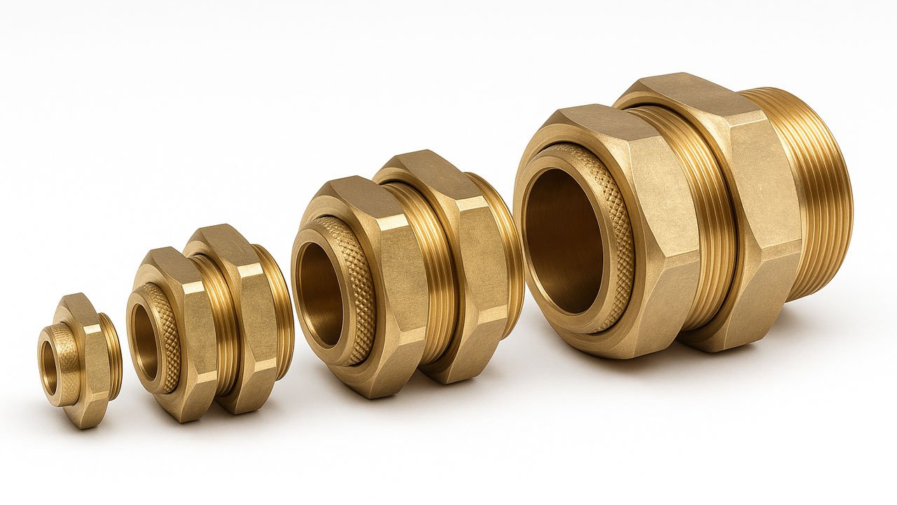 BW 2 Part Brass Cable Glands