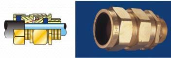 E1W Brass Cable Glands
