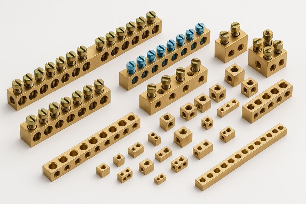 Brass Terminal Blocks Earth Bars Earth Blocks 02-j