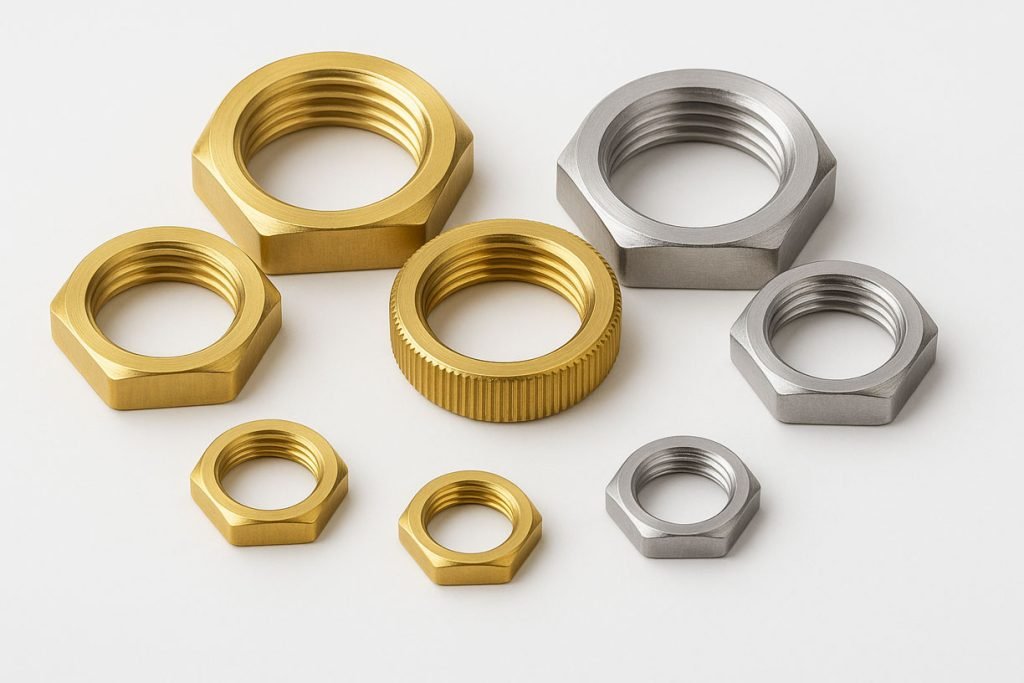Brass Lock Nuts Panel Nuts 03-h