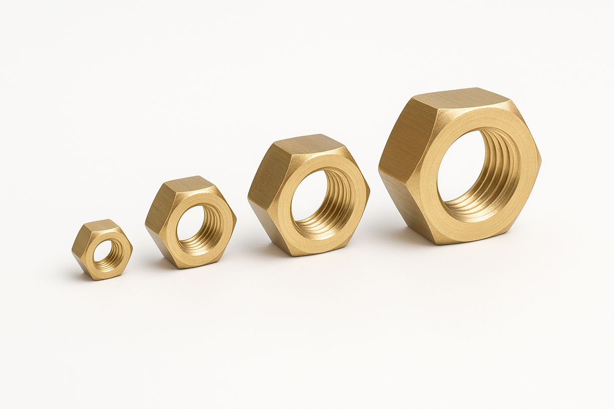 Brass Hex Nuts 03-m