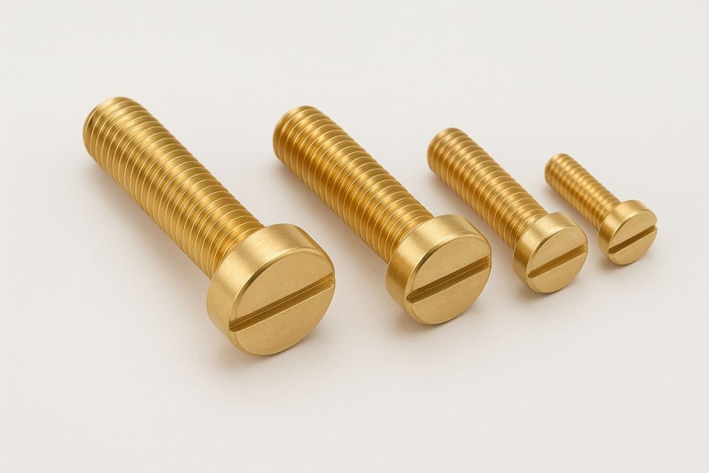 Brass Cheese Head Screws 03-p