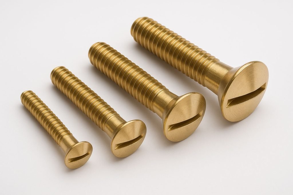 Brass Raised CSK Head Screws 03-u
