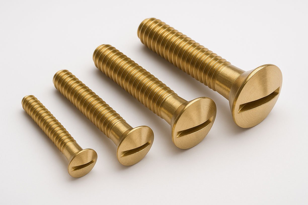 Brass Raised CSK Head Screws 03-u