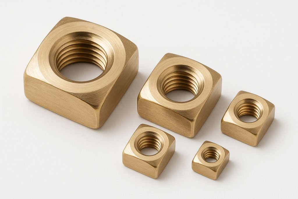 Brass Square Nuts 03-w