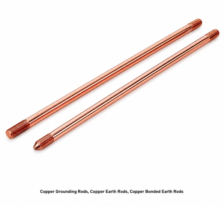 Copper Bonded Earth Grounding Rods