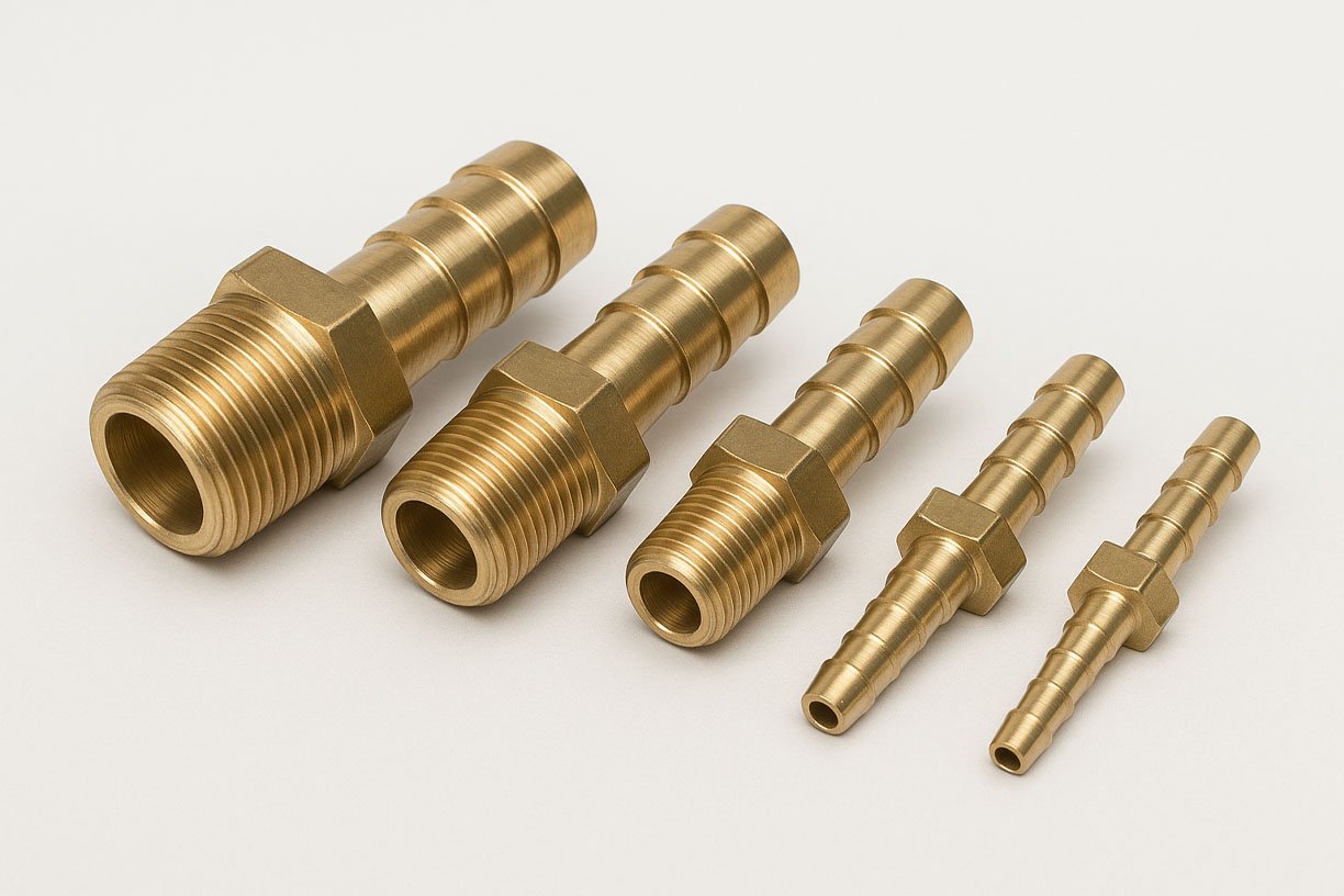 Brass Hose Barbs & Nipples 04-f