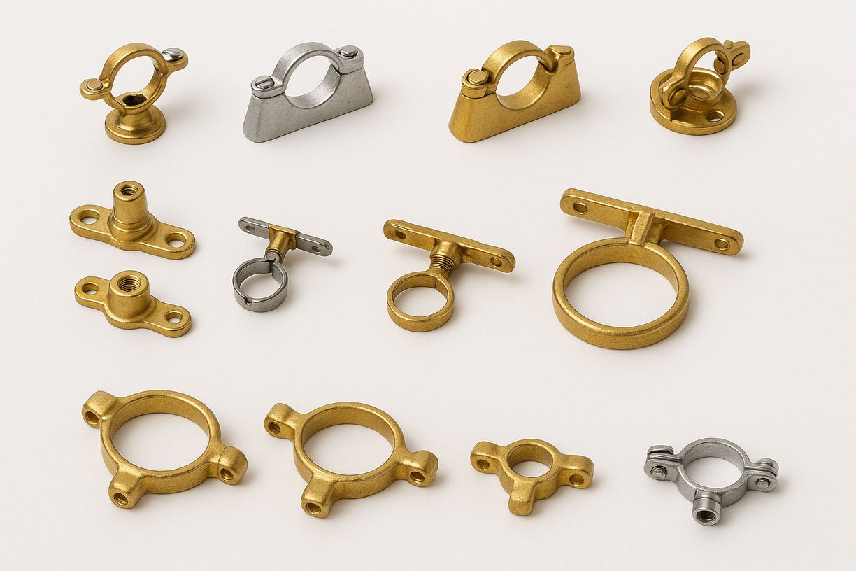 Brass Pipe Clamps & Pipe Support Systems 06-g