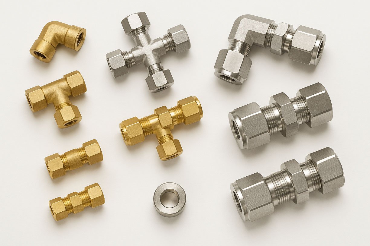 Compression Fittings - Brass & Stainless Steel 06-i