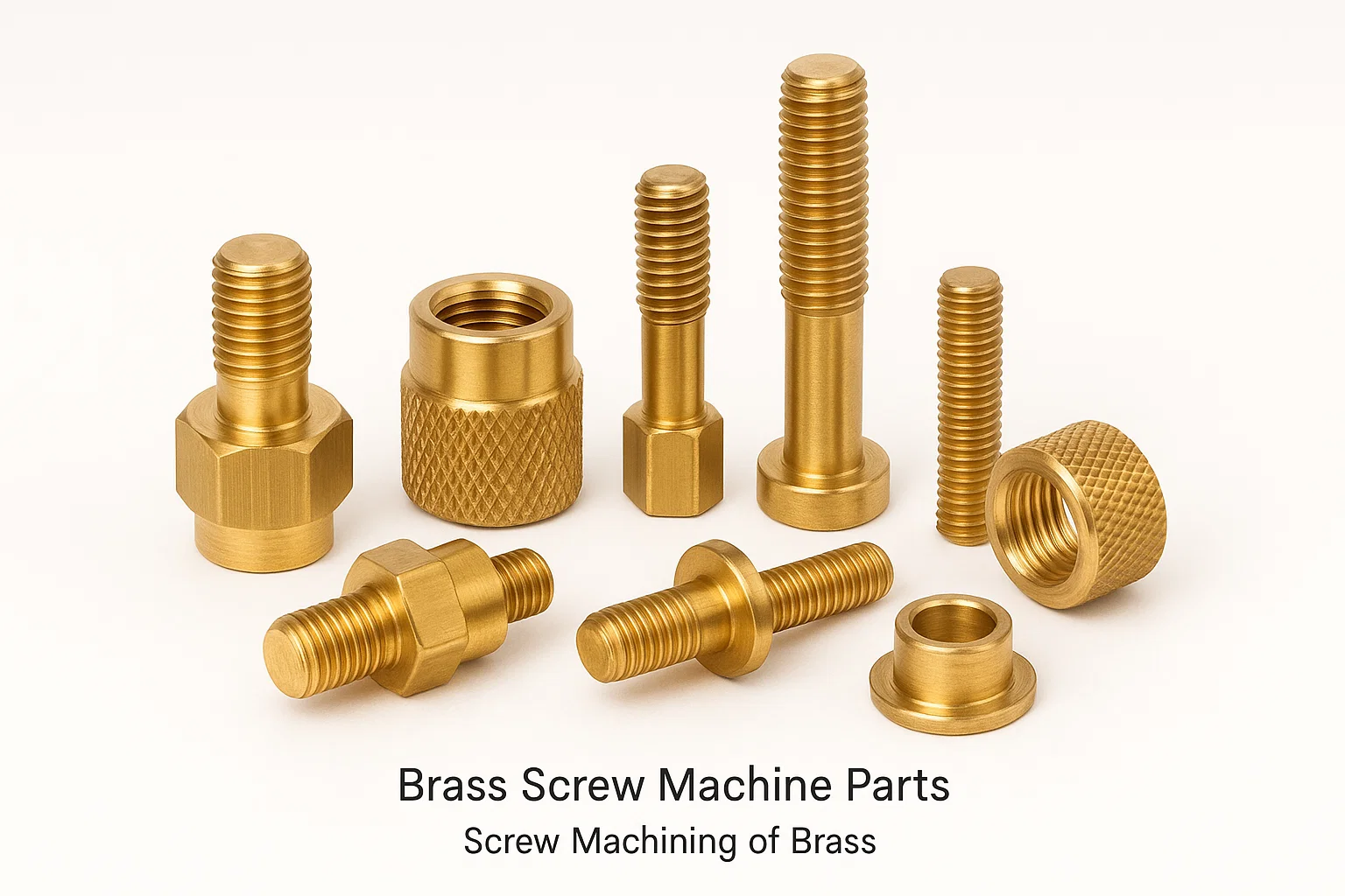 Brass C36000 Screw Machine Parts, Screw Machining of Brass free cutting,