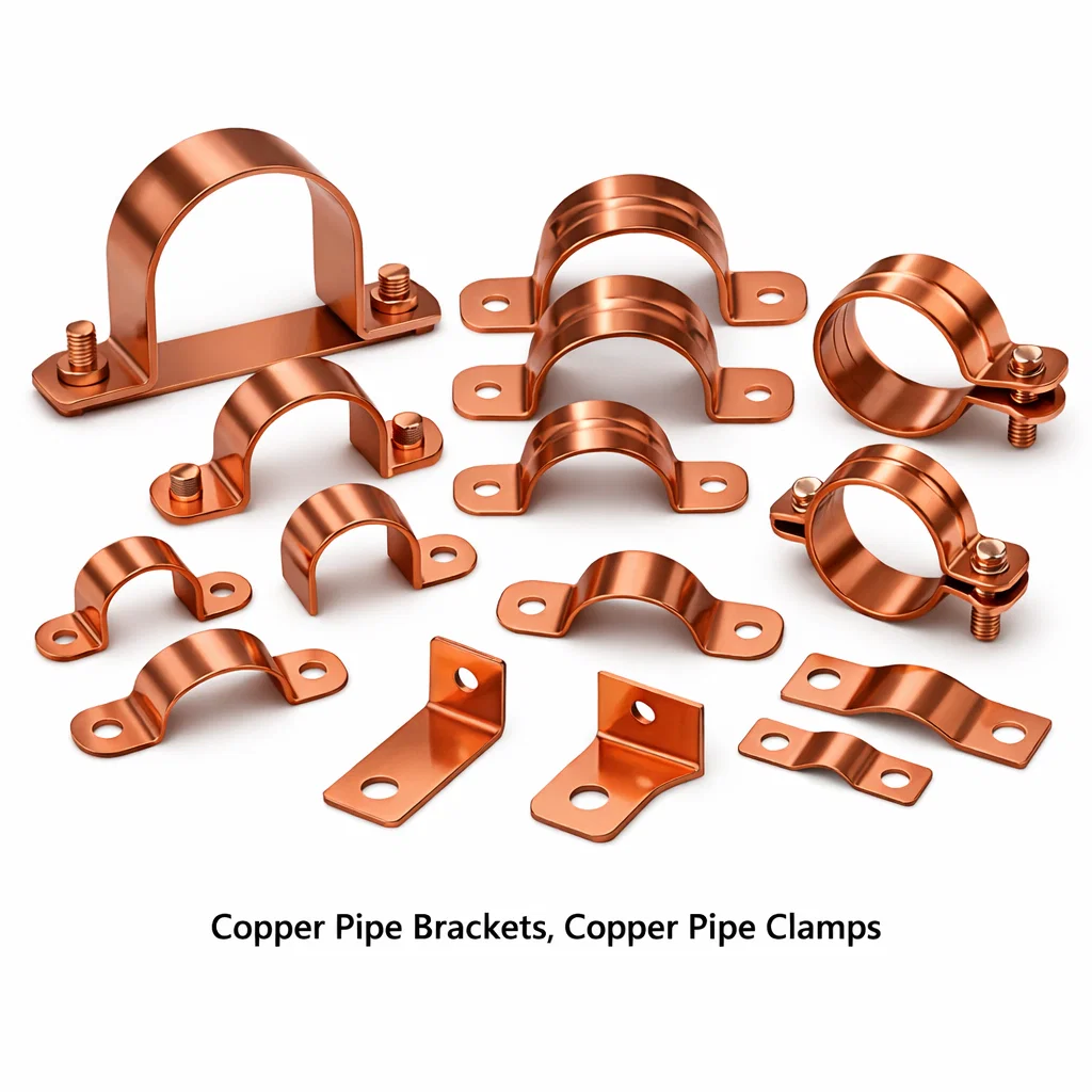 Copper Pipe Brackets, Copper Pipe Clamps