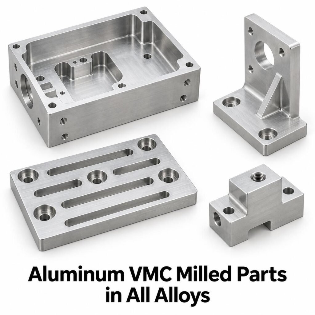 Aluminum VMC Milled Parts in All Alloys