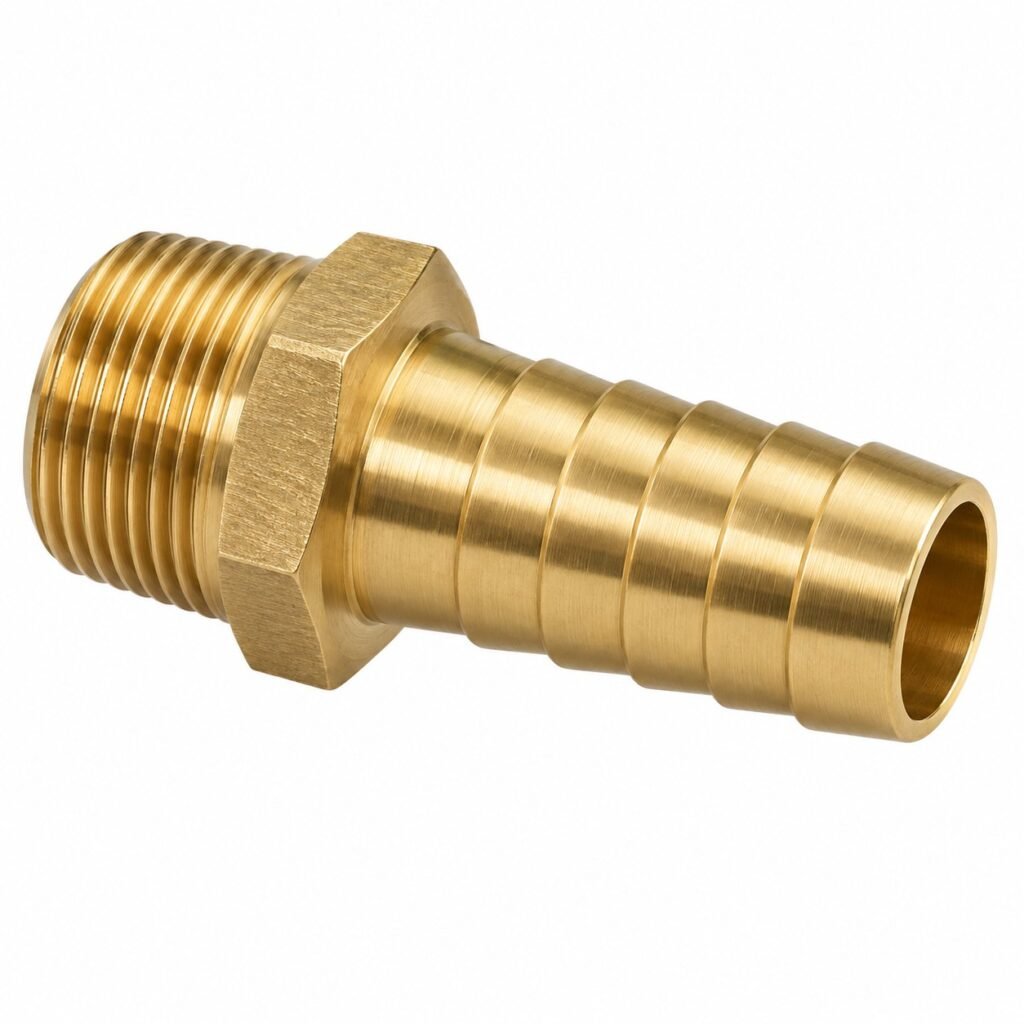 Brass BSPT Hose Tails – Hose Nipples