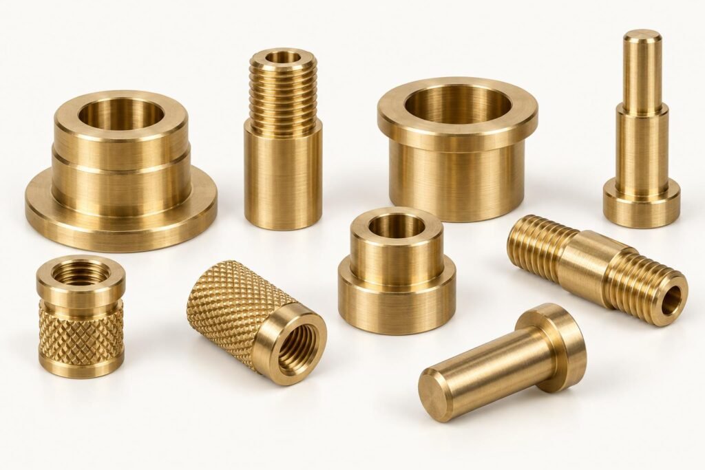 CW614N (CuZn39Pb3) Brass Turned Parts