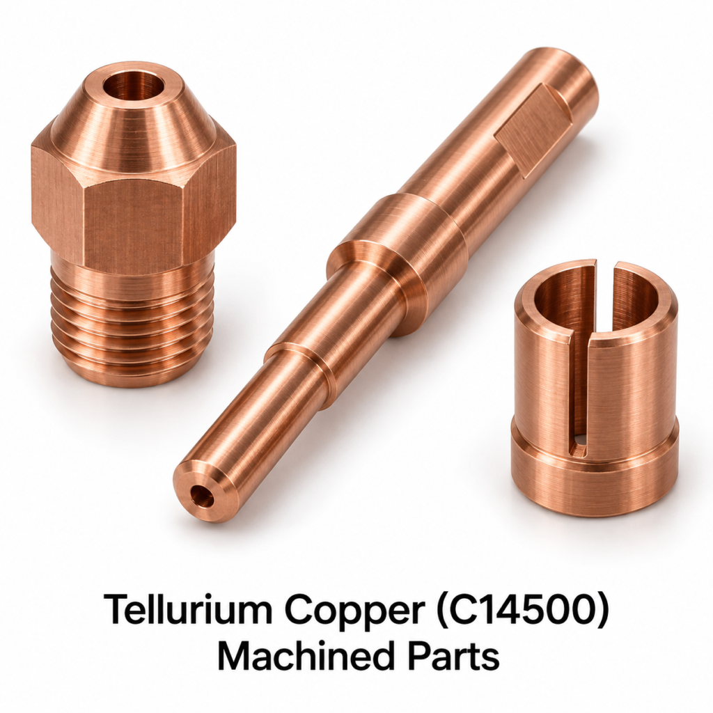 Tellurium Copper (C14500) Machined Parts
