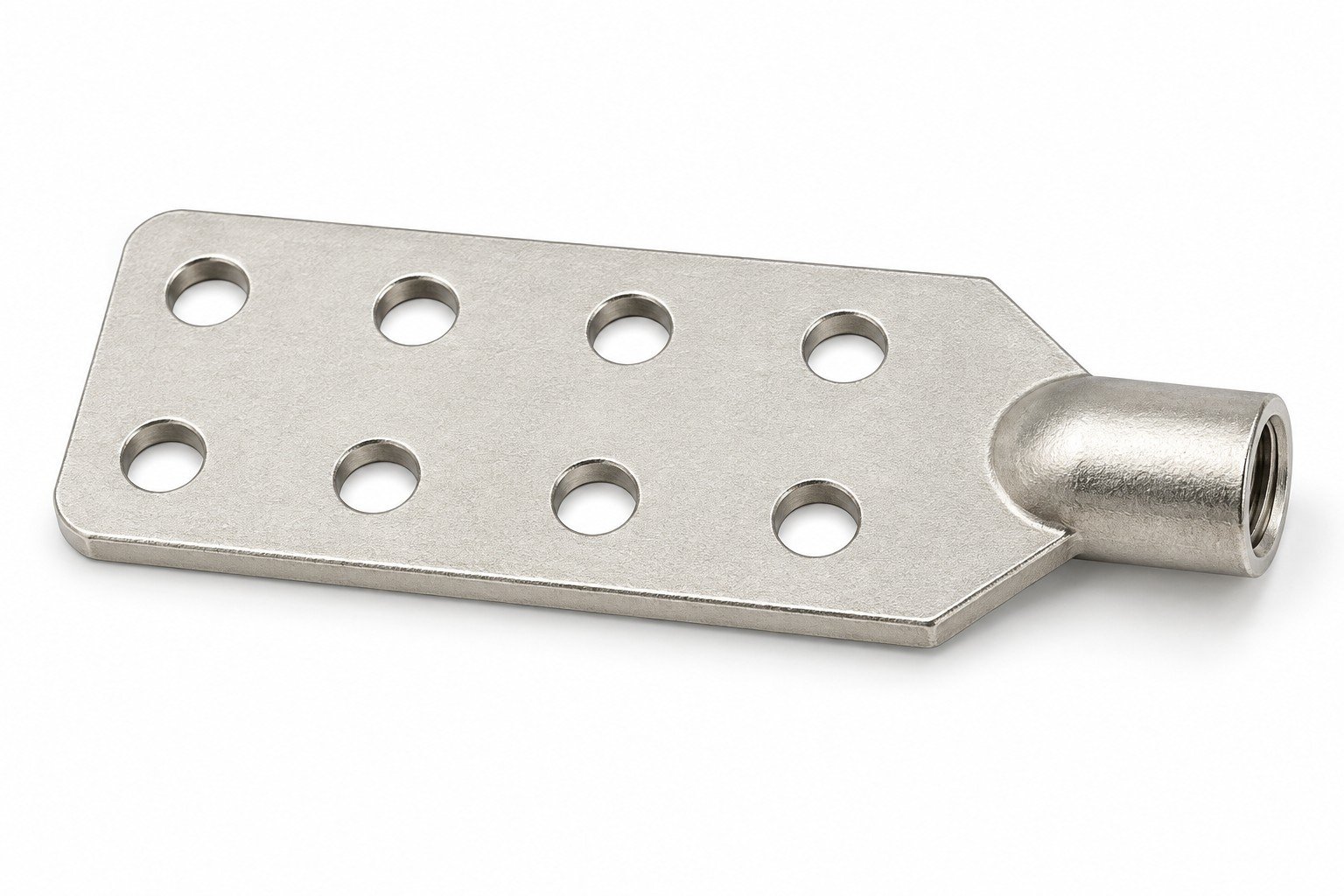 C83300 Bronze Terminal Spades for Transformers — tin-plated finish, NEMA-spaced transformer connector