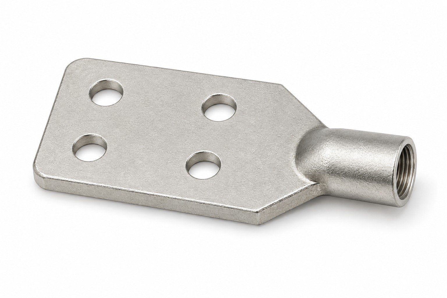 C84400 Bronze Spade Connectors — tin-plated finish, NEMA-spaced transformer connector