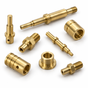 Swiss Machining of Brass and Brass Sliding head Components and Parts
