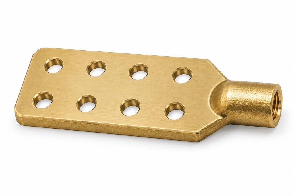 Transformer Spade Terminals from Brass Casting
